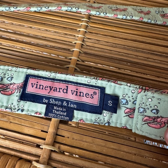 Vineyard Vines lobster teal slip through belt - size Small 36” length - Picture 1 of 5
